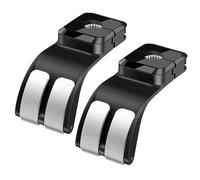 CAZSTYK Lot de 2 crochets pour dossier de siège de véhicule pour une gestion soignée de l'espace arrière avec une limite de poids de 5 kg, installation facile, aucun outil nécessaire, crochets de