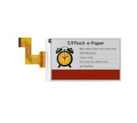 CAZSTYK Lot de 2 écrans de papier électroniques de 10,1 cm, 4 couleurs, netteté, faible consommation d'énergie pour étiquettes d'étagère et systèmes embarqués, module d'affichage de papier E
