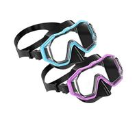 CAZSTYK Lot de 2 paires de lunettes de natation pour enfant avec sangle réglable pour lutter contre la buée
