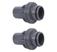 CAZSTYK Lot de 2 raccords de tuyau de piscine professionnels pour tuyau de 38 mm avec joint scellé maximise la filtration de l'adaptateur de piscine