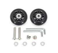 CAZSTYK Lot de 2 roulettes de rechange pratiques et polyvalentes résistantes à l'abrasion pour sacs de voyage résistants à l'abrasion