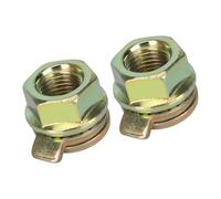 CAZSTYK Lot de 2 vis de moteur M14 pour scooter électrique, vis de moteur, écrou, plaque de crochet pour scooter électrique, pièce de rechange pour scooter électrique