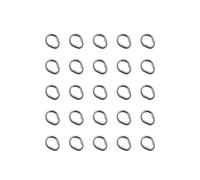 CAZSTYK Lot de 25 anneaux fendus en acier inoxydable pour la pêche en forme de poire pour la pêche en acier inoxydable