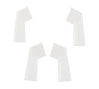 CAZSTYK Lot de 4 becs de gouttière gauche et droite pour camping-car Installation facile Déflecteur de drainage