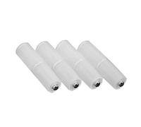 CAZSTYK Lot de 4 convertisseurs de piles standard vers AA pour boîtier, conteneur, support anti-poussière vers Aa