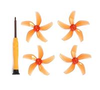 CAZSTYK Lot de 4 hélices colorées à 5 hélices silencieuses - Réduction du bruit - Accessoires de rechange pour hélices