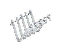 CAZSTYK Lot de 5/10 clips en acier inoxydable pour brosse de piscine, skimmers, spa, écumoire, filet