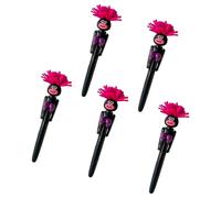 CAZSTYK Lot de 5 stylos à bille fantaisie en forme de gant de boxe doux et ergonomique pour soulager le stress pour écrire au quotidien, prendre des notes, stylos de boxe amusants