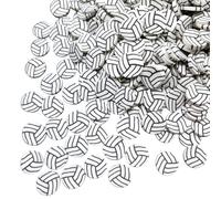 CAZSTYK Lot de 50/100 g de pièces de volleyball en polymère polymère pour travaux manuels, bijoux, ongles, loisirs créatifs, décorations de volley-ball