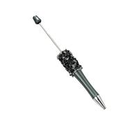 CAZSTYK Lot de 6 stylos à bille à paillettes et perles - Fournitures scolaires de bureau pour écrire, journal, fabrication d'accessoires d'écriture pour artistes