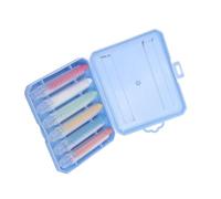 CAZSTYK Lot de 6 stylos à craie sans poudre avec support soluble dans l'eau pour enseignants d'écriture, tableau noir, calcul de la craie carbonate