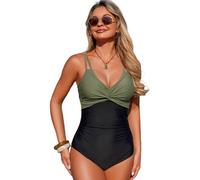 CAZSTYK Maillot de bain monokini avec technologie à séchage rapide pour femme - Tissu évacuant l'humidité pour un confort quotidien pendant la natation - Coupe ajustée