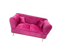 CAZSTYK Maisons de poupée souples pour meubles, canapés, bijoux, échelle 1/12, sans danger pour les enfants pour jouer et exposer des maisons de poupées réalistes en velours