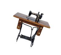 CAZSTYK Maisons de poupées miniatures vintage - Figurine de machine à coudre pour les amateurs d'esthétique antique et de décors distinctifs pour les amateurs de maisons de poupée