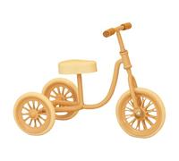 CAZSTYK Modèle réaliste de Petit Tricycle en métal à, White | Caractéristiques fines et accessoires décoratifs pour la photographie de figurines, les projets créatifs et les