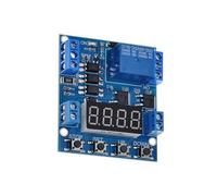 CAZSTYK Module de minuterie unidirectionnel avec mise hors tension et comptage de cycle pour détection de limite supérieure/inférieure 6-30 V Minuteur et compteur pour le chargement de la batterie