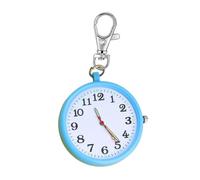 CAZSTYK Montre porte-clés moderne avec grand nombre d'affichage, piles longue durée de vie, verre incassable, convient pour les voyageurs, Sesnior, montre porte-clés facile à lire