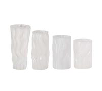 CAZSTYK Moules cylindriques en silicone de forme géométrique irréguliers pour décoration en silicone