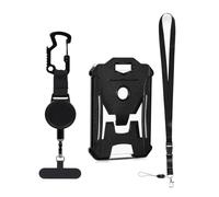 CAZSTYK Mousqueton universel avec fonction rétractable pour porte-cartes, téléphone, badge, cordon