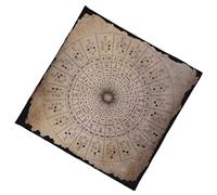 CAZSTYK Nappe de table avec motif de symboles de tarots et de divinations, facile à utiliser