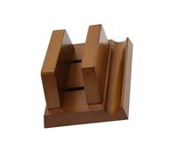 CAZSTYK Organisateurs d'ordinateur de bureau en bois pour l'accessibilité aux ports systèmes de stockage verticaux pour support vertical