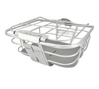 CAZSTYK Panier de rangement en métal robuste pour vélo - Panier arrière de grande capacité - Solution de rangement pour vélo électrique