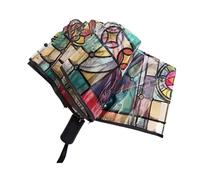 CAZSTYK Parapluie transparent à bulles en verre à ouverture automatique pour adultes et enfants, parapluies pour la pluie et le vent, Manuelle transparente U, taille unique