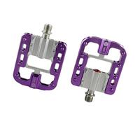 CAZSTYK Pédales de vélo compactes avec trois roulements en alliage d'aluminium robuste pour des cycles faciles à installer et à transporter. Pédales de vélo antidérapantes