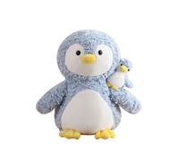 CAZSTYK Peluche Animal Pingouin-Panda Canard 30cm, Mother and Child Pen | Marionnette assise douce, jeu Parent-enfant, accessoires interactifs, histoire de la maternelle, fête de mariage à
