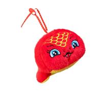 CAZSTYK Pendentif en peluche en forme de tête de serpent à suspendre pour sac à main, porte-clés en forme de serpent, ornement du Nouvel An chinois