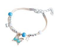 CAZSTYK Pendentif papillon coloré à longueur réglable - Accessoire de poignet pour anniversaire de mariage, One Size, Comme décrit
