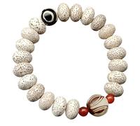 CAZSTYK Perles Bodhi à la main lisses pour bijoux élégants pour yoga Bodhi