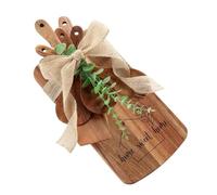 CAZSTYK Planche de cuisine en bois dur fabriquée à la main avec finition étincelante, idéale pour la préparation des aliments, plateau de service décoratif