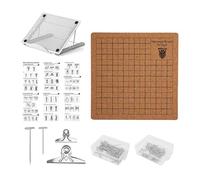 CAZSTYK Planche professionnelle en silicone portable pour amateurs de nouage de pompons
