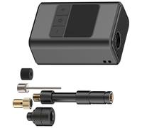 CAZSTYK Pompes à air à double moteur pour vélo de route, compactes, poids léger, crochet léger pour matelas gonflable, radeaux de piscine, pompes à air haute efficacité