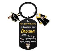 CAZSTYK Porte-clés classique en acier inoxydable pour diplômé 2026