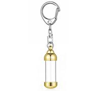 CAZSTYK Porte-clés commémoratif tendance pour tenir les crémains d'animaux de compagnie avec un beau savoir-faire et une signification symbolique pendentifs de crémation de forme ronde