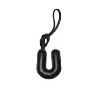 CAZSTYK Porte-clés esthétique en cuir avec pendentif en forme de lettres de l'alphabet pour femme, sac à main, sac à dos, décorations cadeaux, u