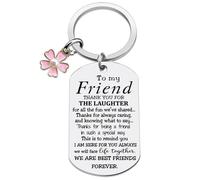 CAZSTYK Porte-clés Ladybro magnifiquement conçu, surface lisse, en acier inoxydable, idéal pour un usage quotidien, l'amitié pour les femmes