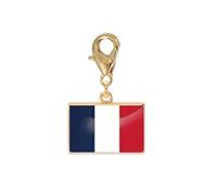 CAZSTYK Porte-clés rectangulaire en acier inoxydable avec fermoir mousqueton sécurisé pour chaîne de poignet