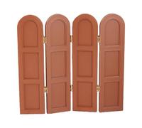 CAZSTYK Porte de séparation à 4 panneaux - Mobilier miniature pour maison de poupée 1:12 - Accessoires et maquette de scène de projet - Décoration de maison de poupée