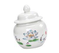 CAZSTYK Pot à soupe en céramique avec couvercle 130 ml, D | Bol à couvercle brillant pour les ragoûts en portion unique et les repas quotidiens à la maison