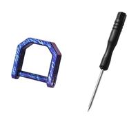 CAZSTYK Precisions Porte-clés usiné avec mousqueton compact et léger 3 tailles disponibles pour les amateurs de plein air Multicolore