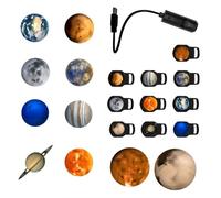 CAZSTYK Projecteurs rotatifs de systèmes solaires multiples, mode céleste, veilleuse USB pour méditations, projecteurs d'étoiles spatiales