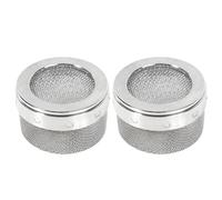 CAZSTYK Récipient de nettoyage efficace en acier pour composants de montre et passoire pour un entretien et une réparation fluides Panier de nettoyage de montre en métal, 2 pièces.