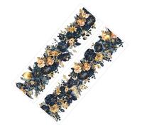 CAZSTYK Ruban adhésif robuste en PET élégant de 2 m avec motifs floraux élégants pour projets d'aménagement paysager, fournitures de bureau, décoration murale de salon