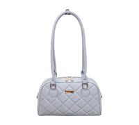 CAZSTYK Sac à bandoulière matelassé élégant en polyuréthane léger - Sac de soirée spacieux à l'intérieur des aisselles pour un usage quotidien - Essentiel et élégant, bleu clair