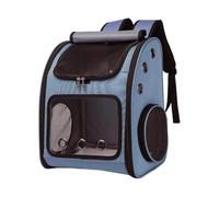 CAZSTYK Sac à dos pliable pour animaux de compagnie avec espace extensible pour chats, petits chiens, visites vétérinaires, aventures en plein air