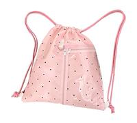 CAZSTYK Sac à dos pliable pratique en nylon avec cordon de serrage dans les styles de dessin animé pois étoiles sac à dos pour l'organisation quotidienne sac à dos avec cordon de, a