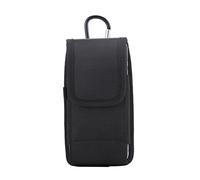 CAZSTYK Sac banane multifonction pour homme - Petit sac de sport pour personnes âgées d'âge moyen, Noir , XL